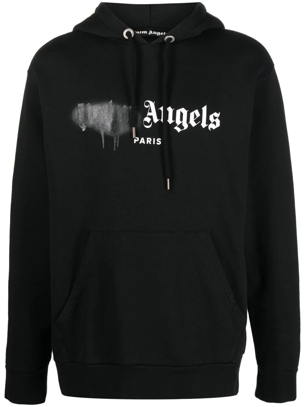 Palm angels sprayed logo hoodie hotsell