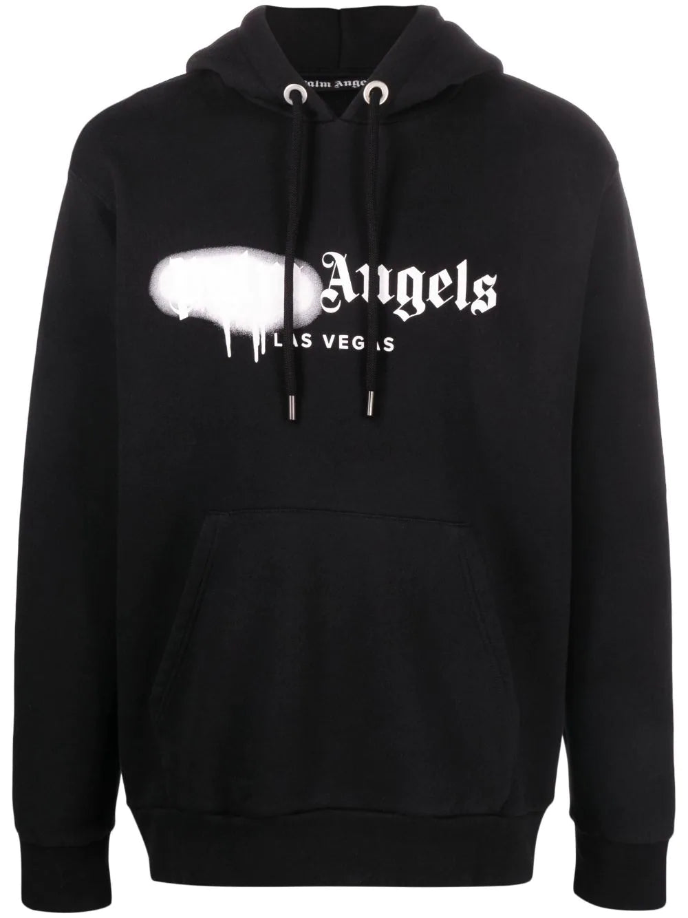 Black and white palm angels hoodie sale