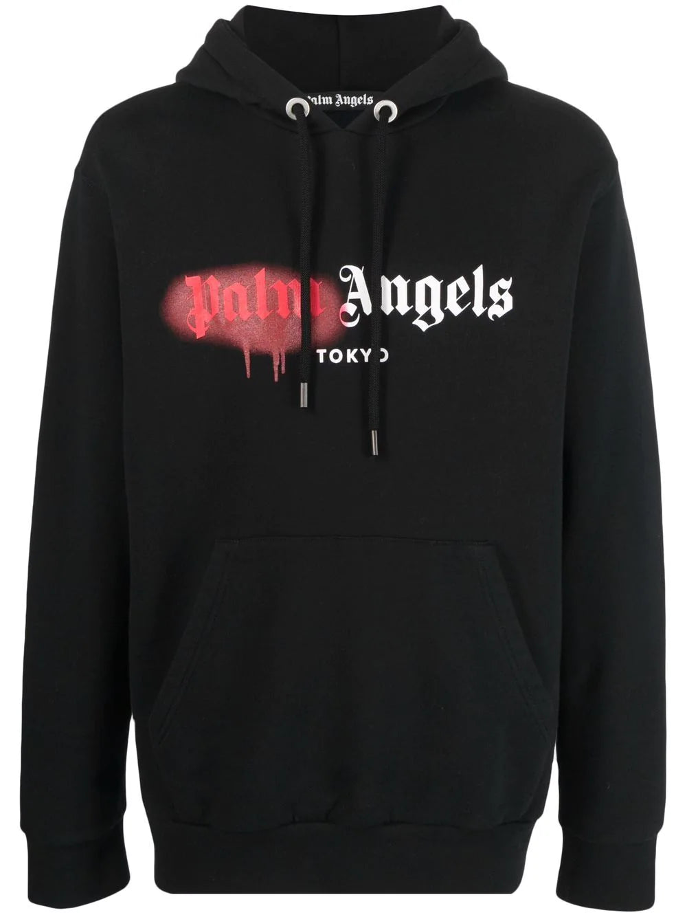 Black hoodie with red writing hot sale