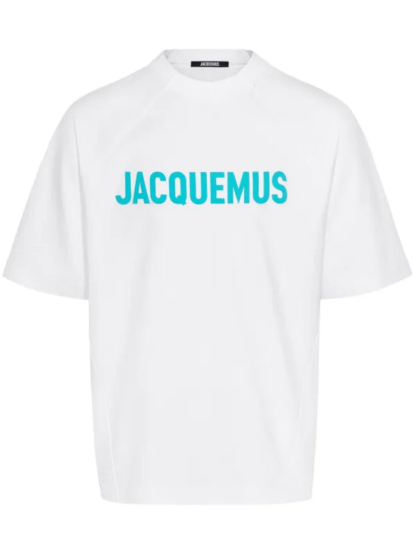 Tシャツ・カットソー Jacquemus LE TSHIRT TYPO WHITE White Les Classiques 'Le T-Shirt Typo' T-Shirt by JACQUEMUS