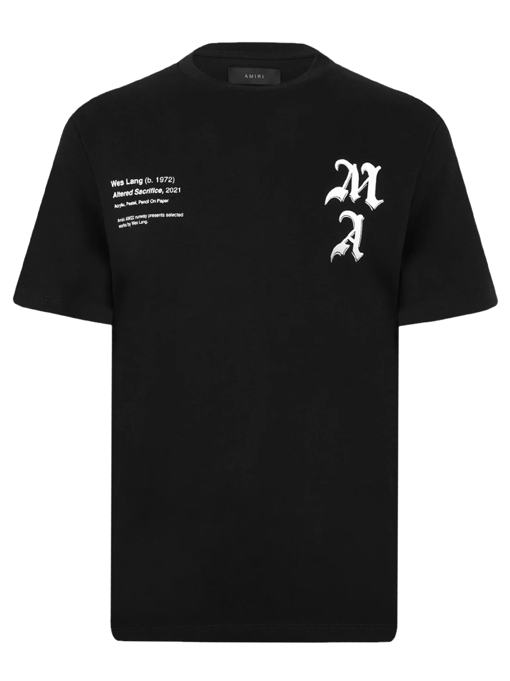 Amiri Wes Lang Checker Skull T-Shirt in Black – TheDesignerBox