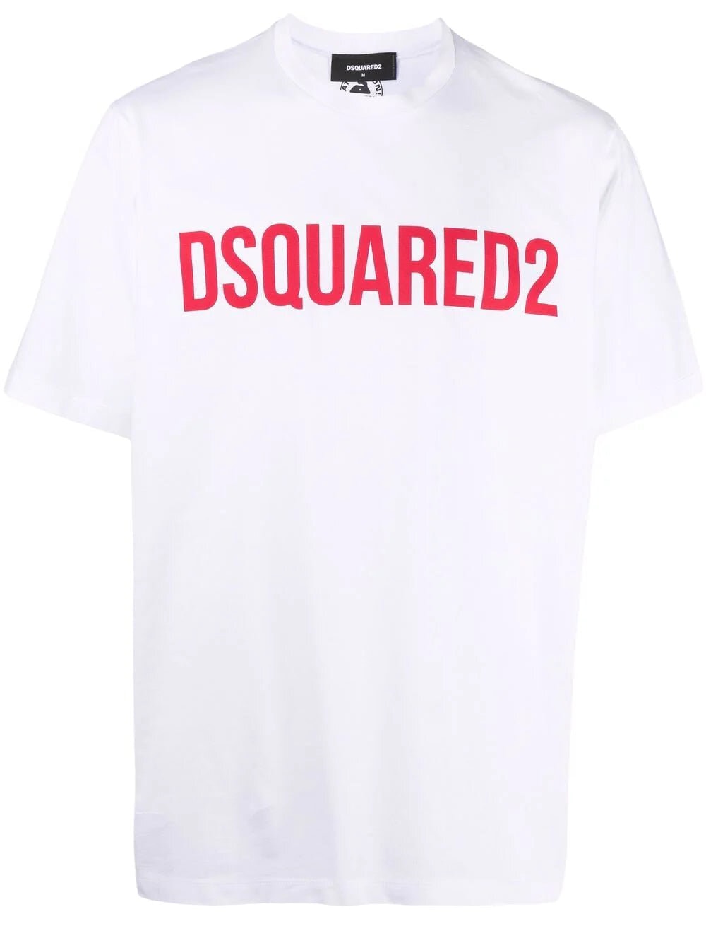 Dsquared2 Slouch Logo-print T-shirt in White – TheDesignerBox Dsquared2 Slouch Logo-print T-shirt in White – TheDesignerBox