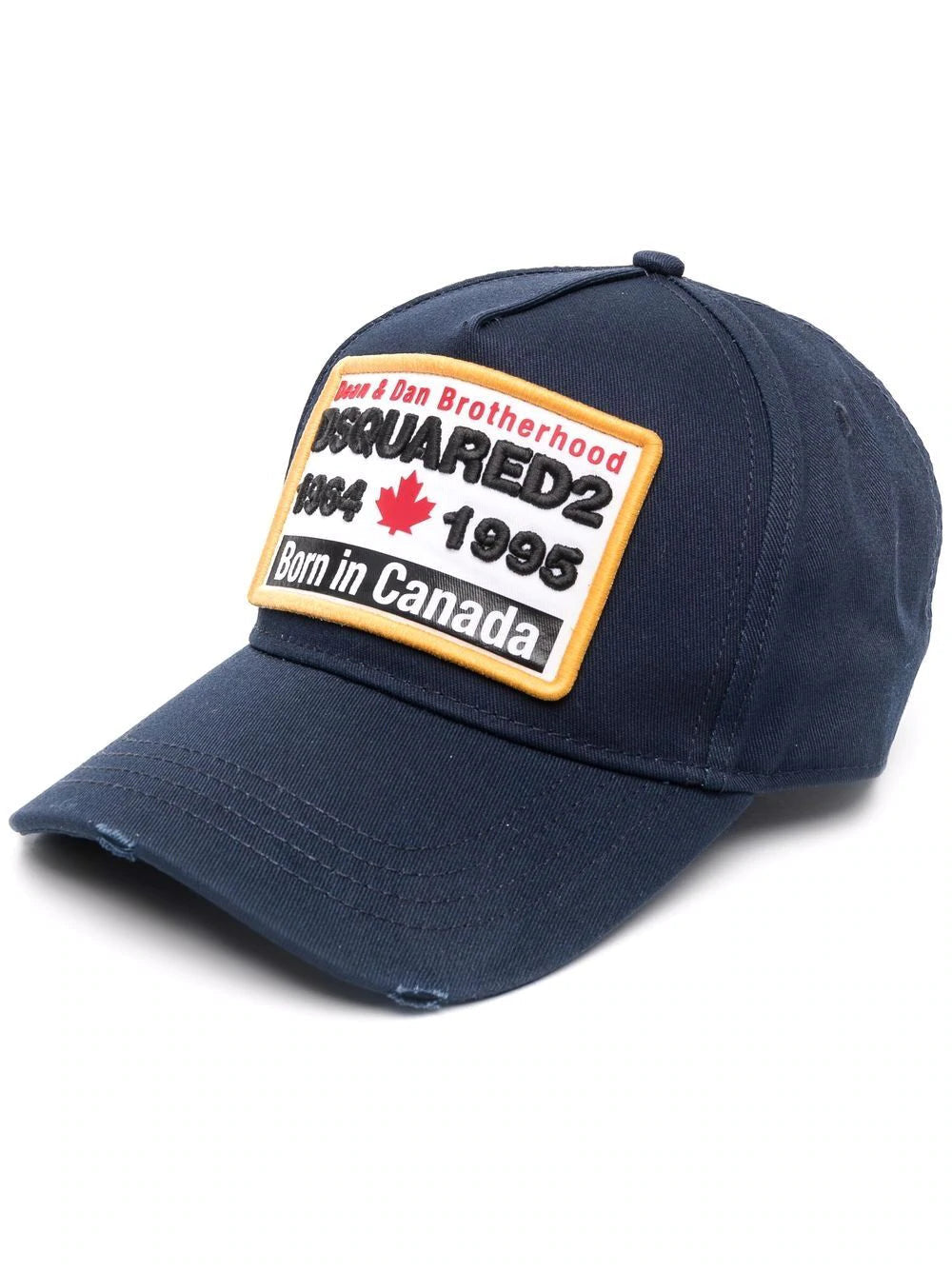 Dsquared2 Born in Canada Badge Navy Blue Baseball Cap – TheDesignerBox