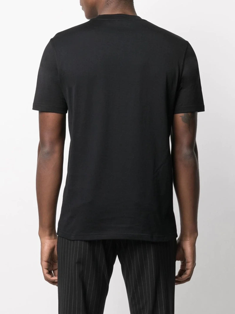 Givenchy Refracted Design Logo Embroidered Oversized Fit T-Shirt in Black