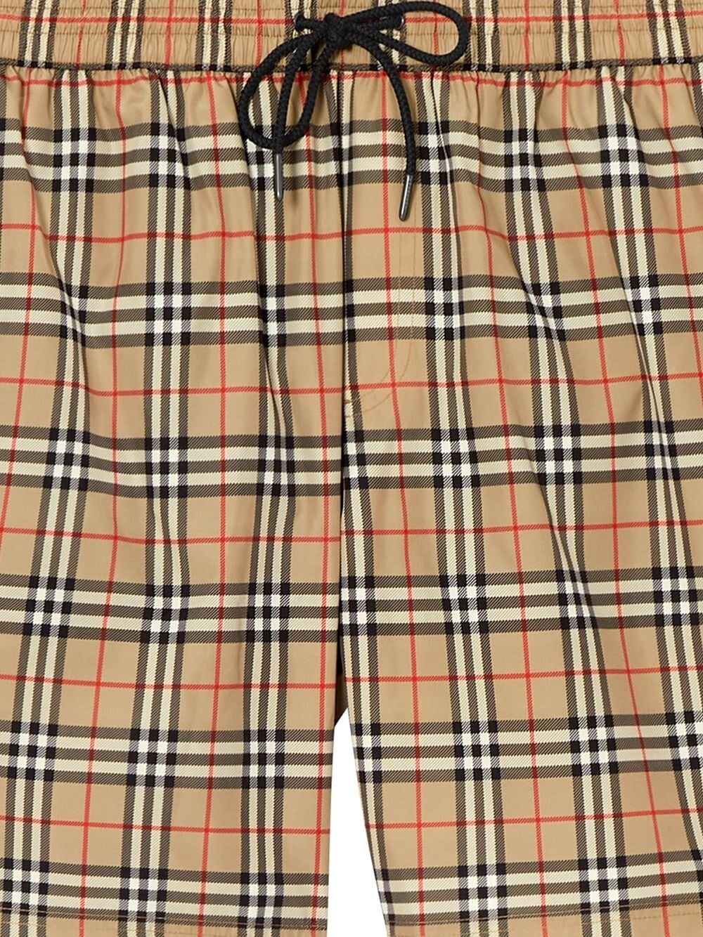 Burberry Vintage Small Check Print Swim Shorts in Beige