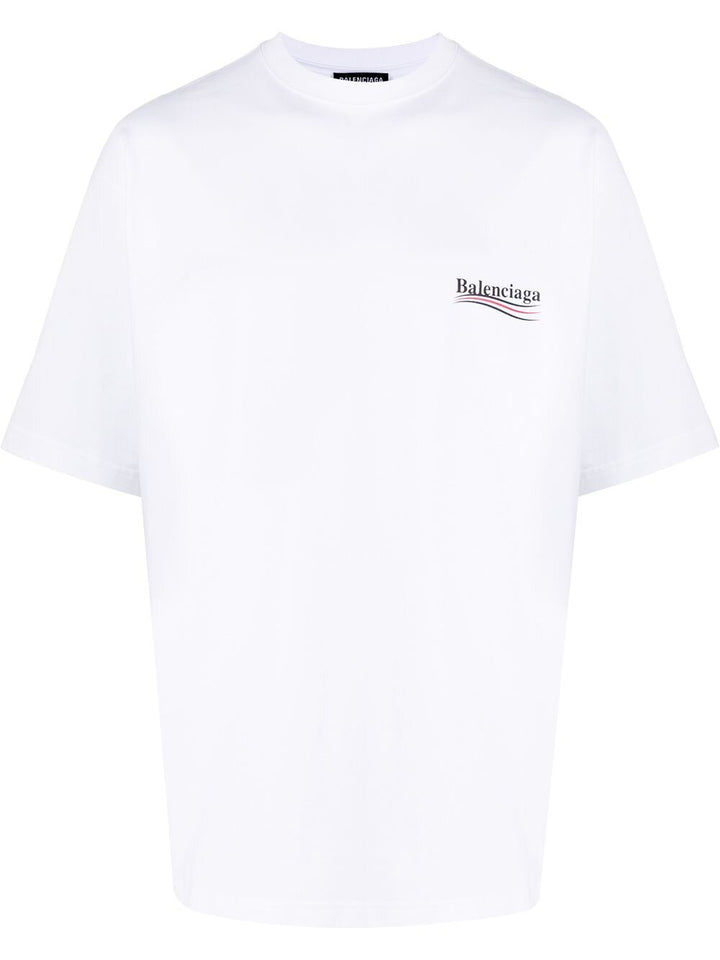 Balenciaga Political Campaign Printed Logo Oversized T-shirt