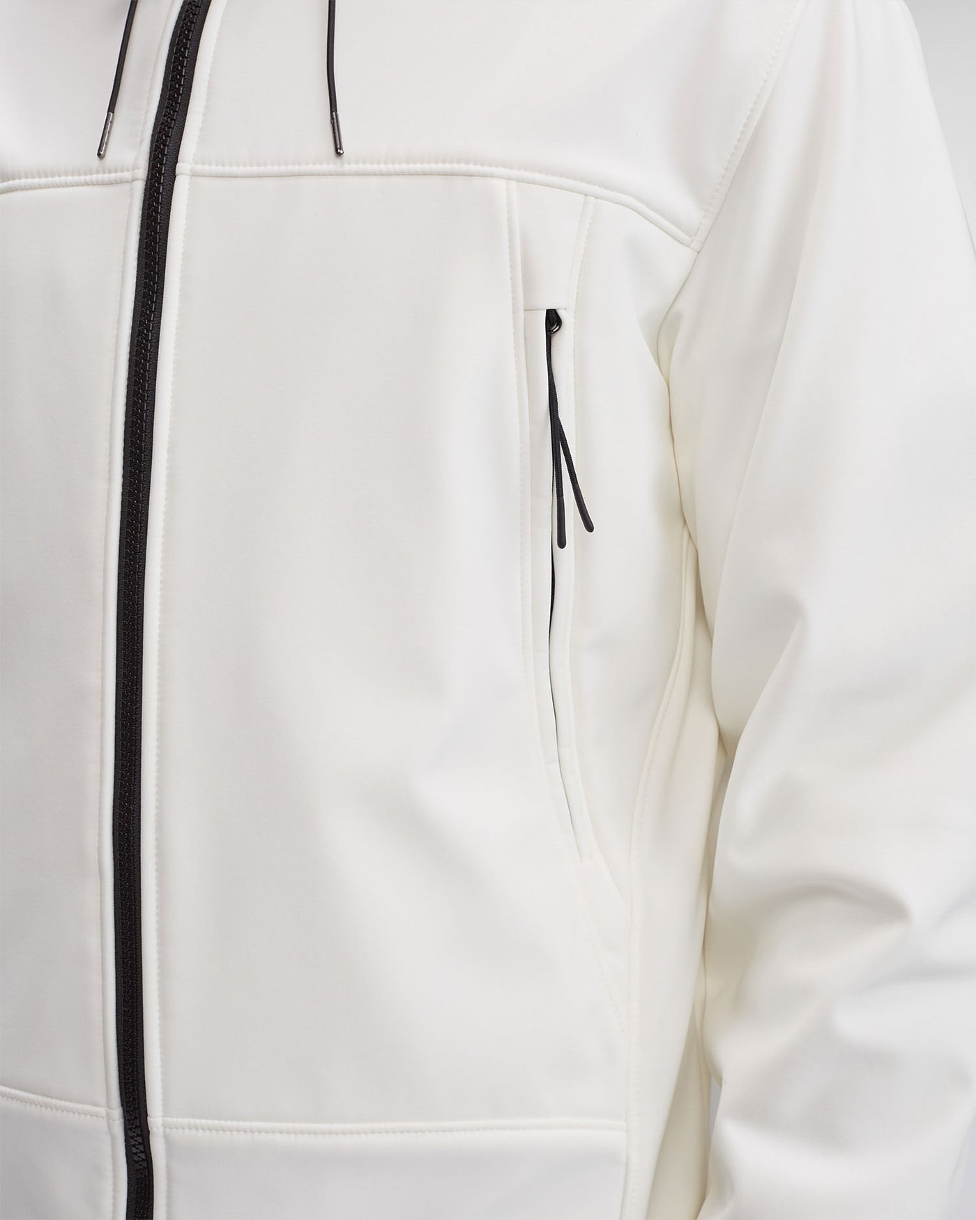 C.P. Company Shell-R Goggle Jacket Gauze White
