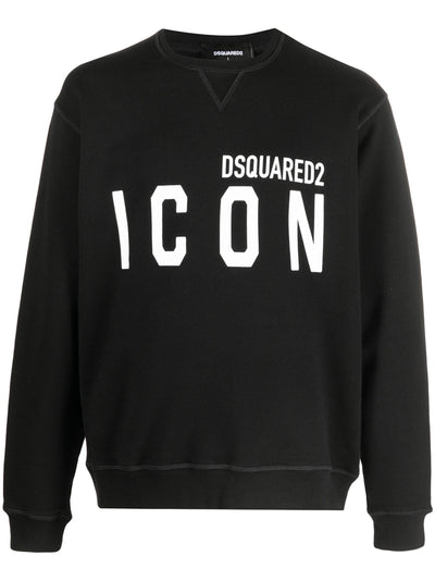 Dsquared2 Icon Printed Black Sweatshirt