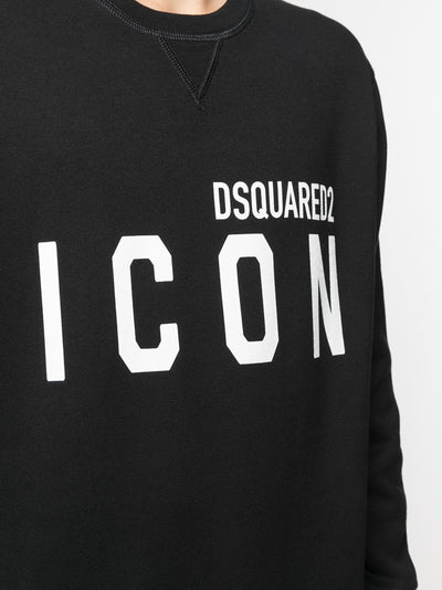 Dsquared2 Icon Printed Black Sweatshirt