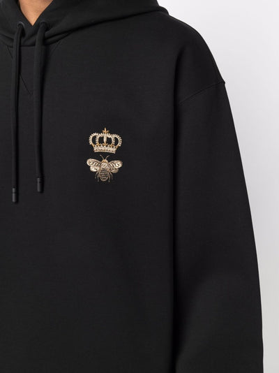 Dolce & Gabbana Bee Logo Hoodie in Black