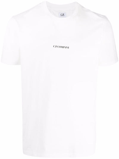 C.P. Company Compact Logo-print Cotton T-shirt in White