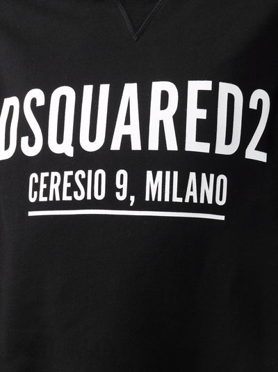 Dsquared2 Ceresio9 Milano Print Sweatshirt in Black