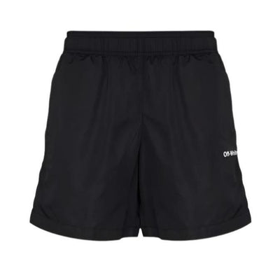 Off-White Diag Outline Swimshorts Black