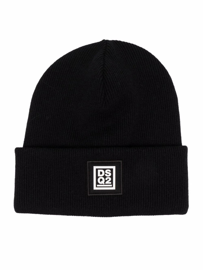 Logo Patch Knitted Beanie