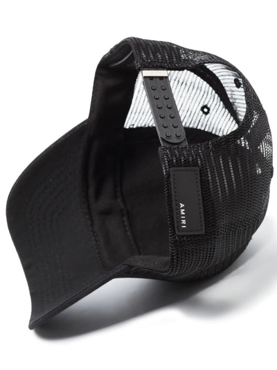 Amiri Playboy Embroidered Cap in Black