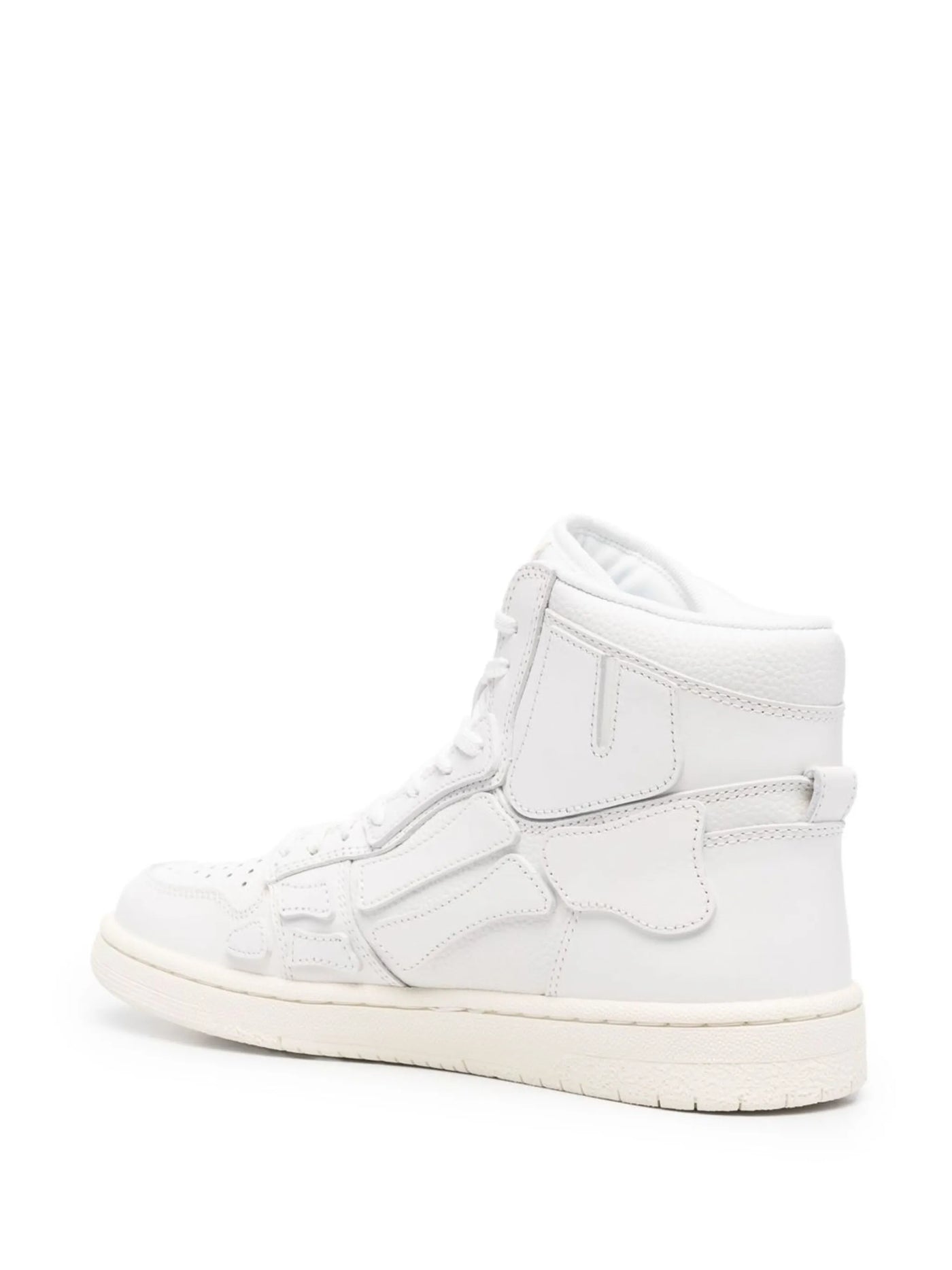 Amiri High Top Skeleton Trainers in White