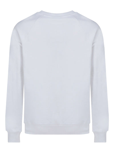 Balmain Paris Logo Printed Sweatshirt in White