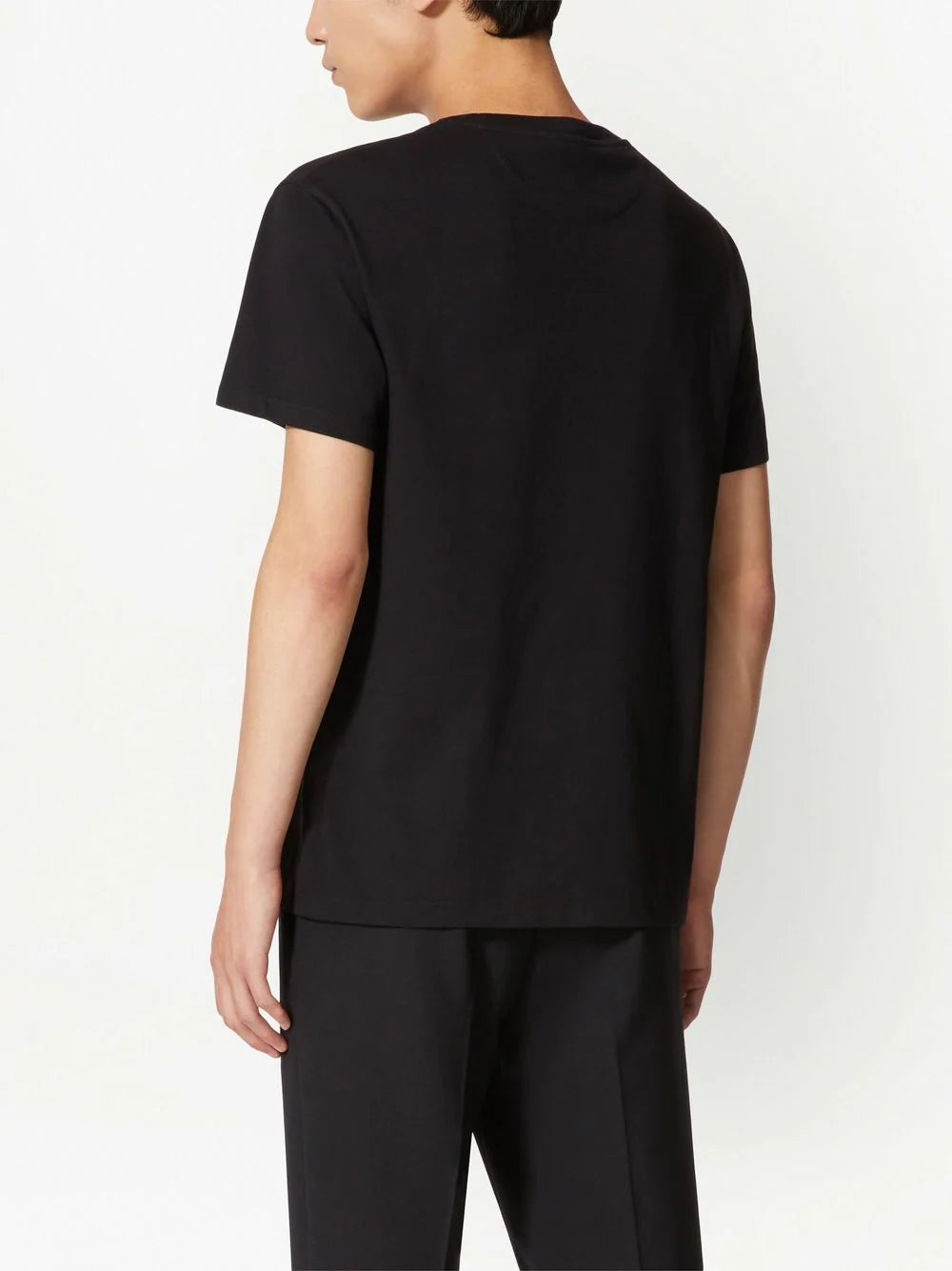 Valentino VLTN Print College Logo T-Shirt in Black – TheDesignerBox
