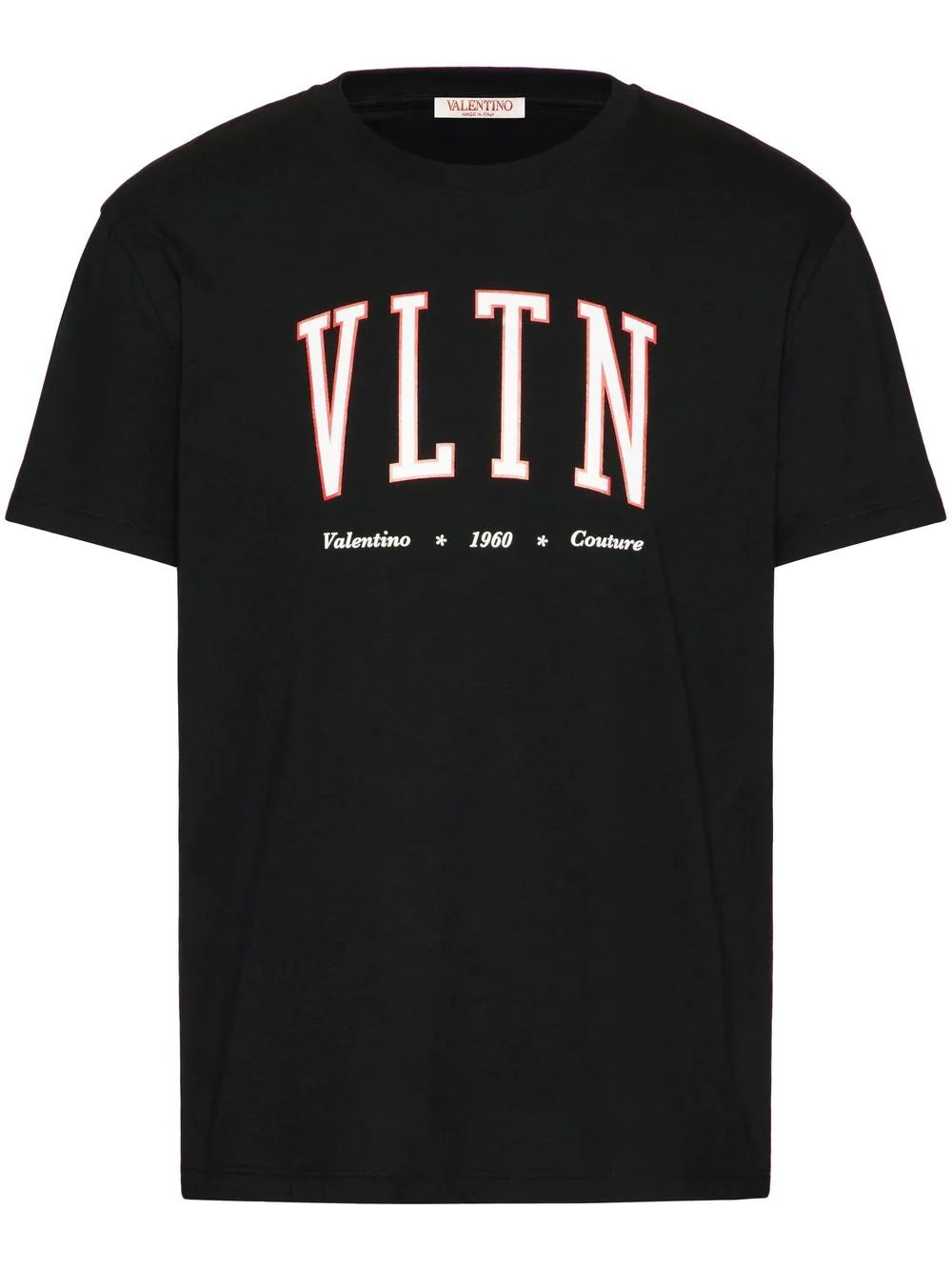 Valentino VLTN Print College Logo T-Shirt in Black