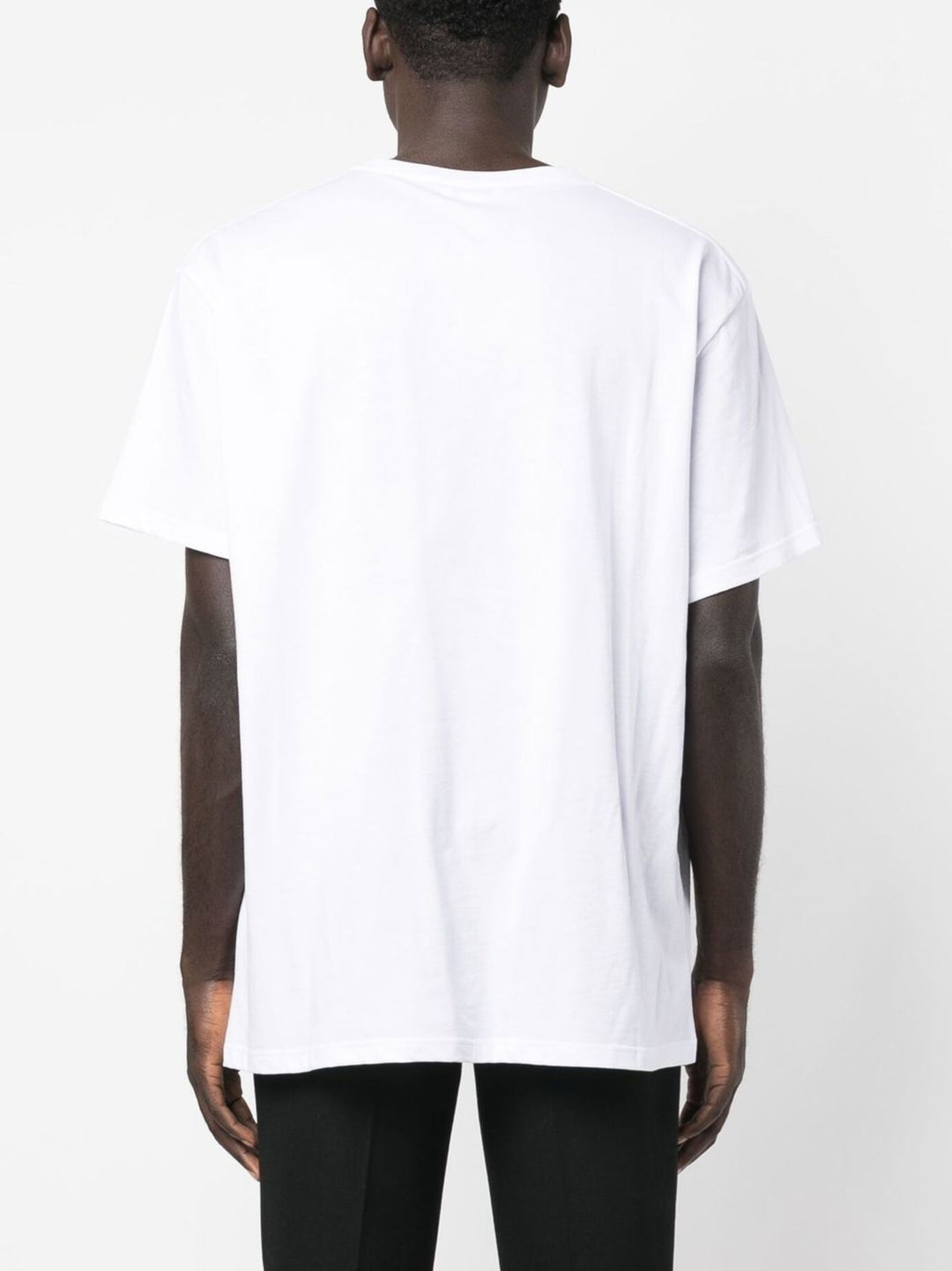 ★alexander mcqueen★ Spray Crush Foil Print Logo Short Slee MUSINSA | ALEXANDER McQUEEN Spray crush foil print logo