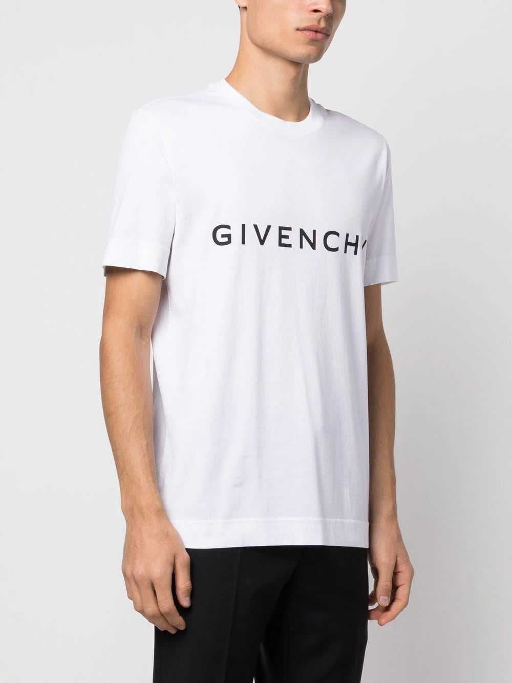Givenchy Logo Print T-Shirt in White