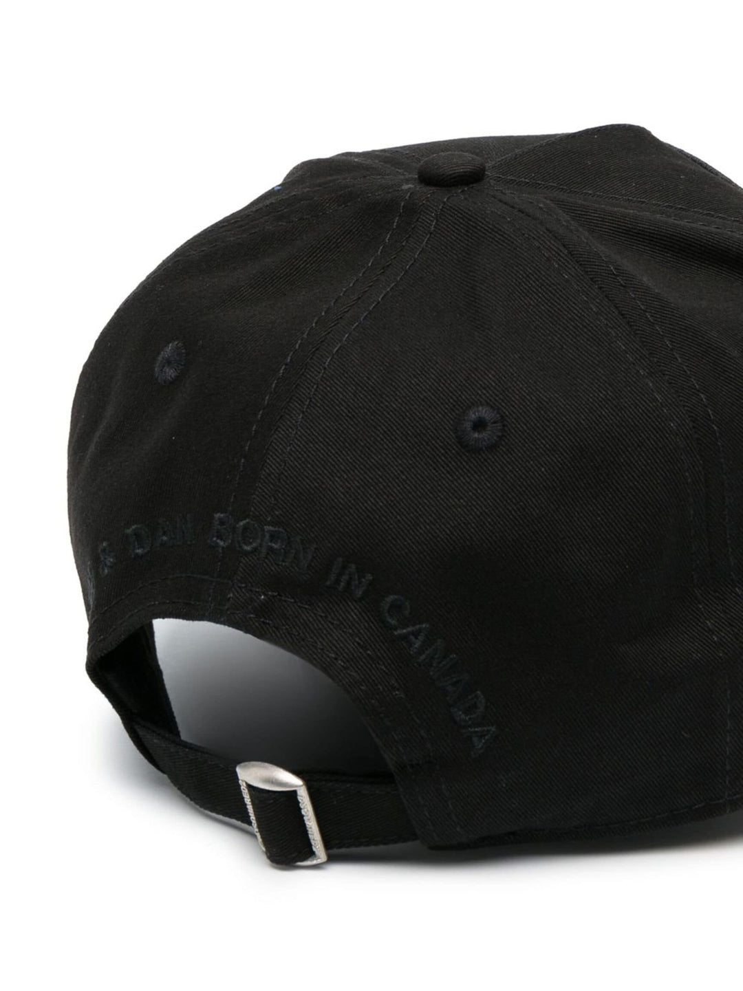 Dsquared2 Black Flag Patch Logo Cap – TheDesignerBox