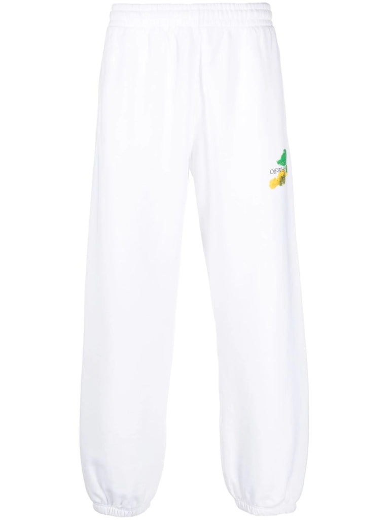 Brush Arrows Logo Printed Joggers