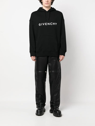 Givenchy Archetype Logo Hoodie in Black