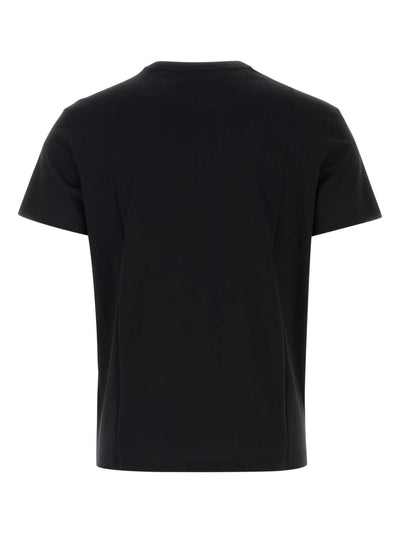 Valentino Black – T-Shirt mit VLTN-Print in Schwarz