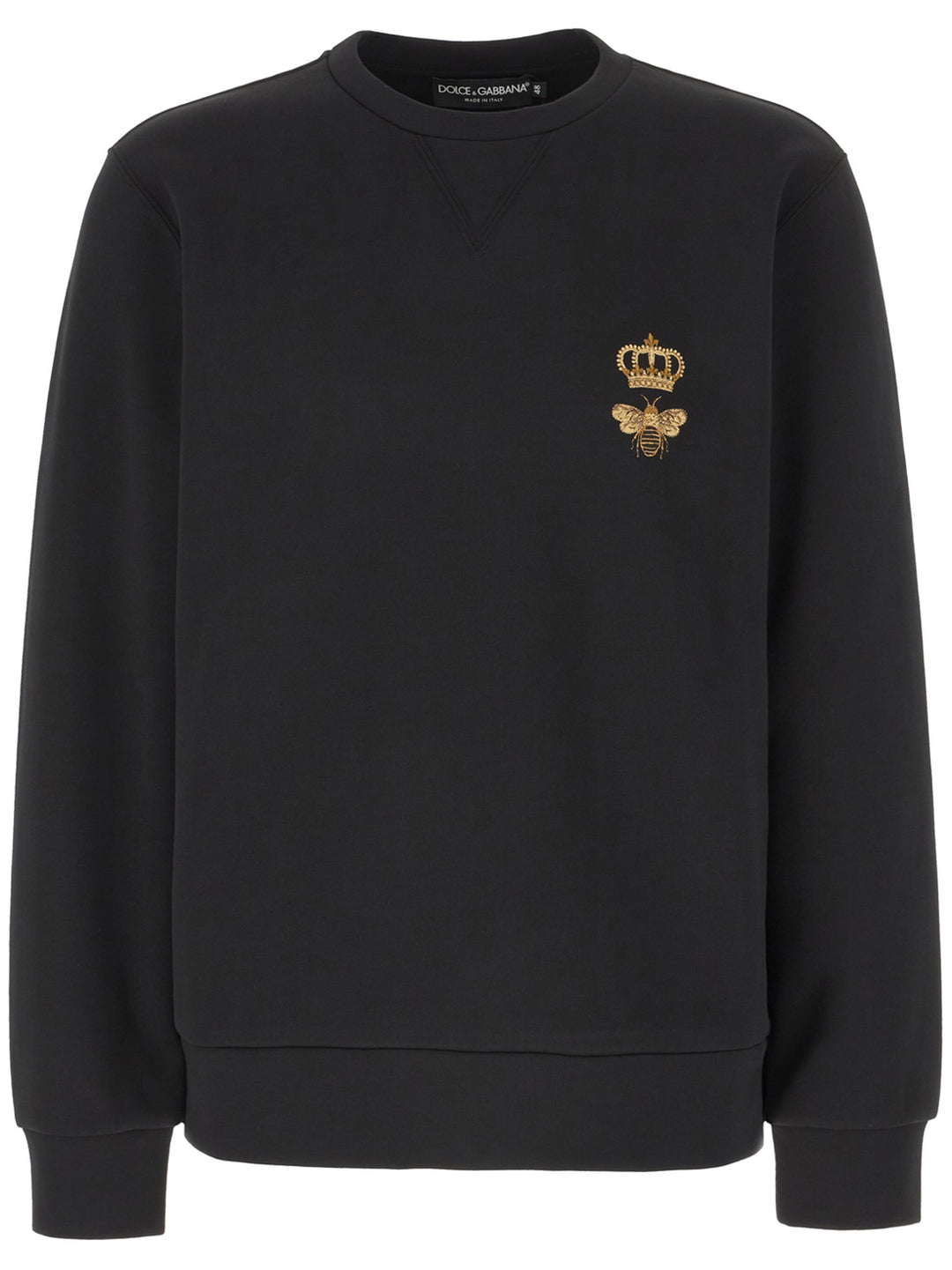 Dolce & Gabbana Bee Logo Sweatshirt in Black – TheDesignerBox