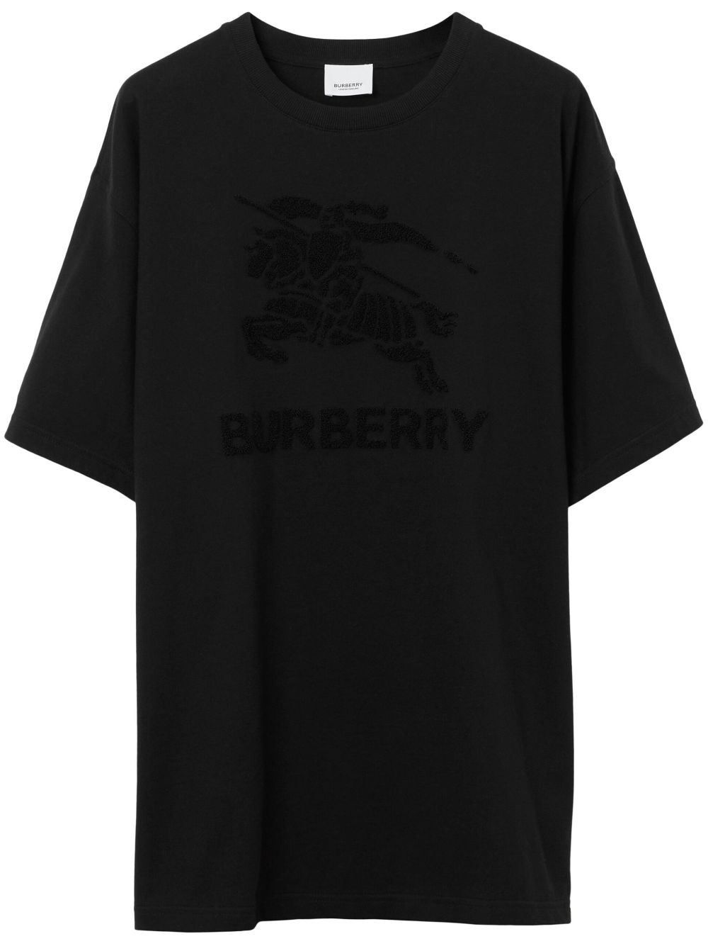 Burberry London 馬上の騎士　ブラック Tシャツ 中古・古着通販】BURBERRY (バーバリー) ロゴ刺繍Tシャツ