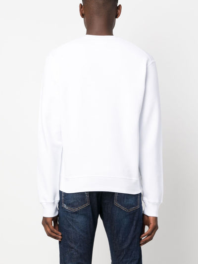 Dsquared2 DSQ2 Rainbow Applique logo White Sweatshirt