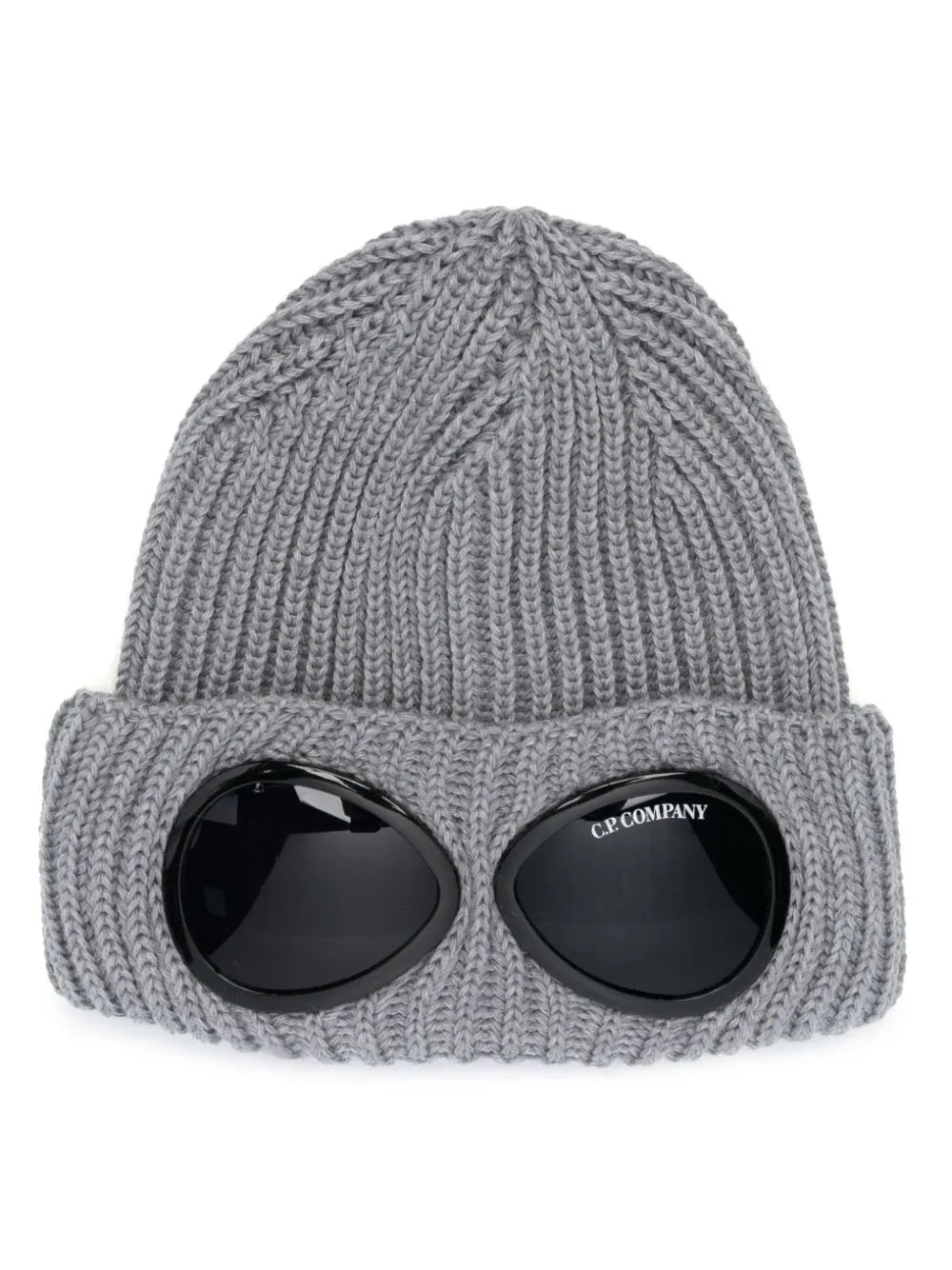 C.P Company Goggle Knit Hat in Grey