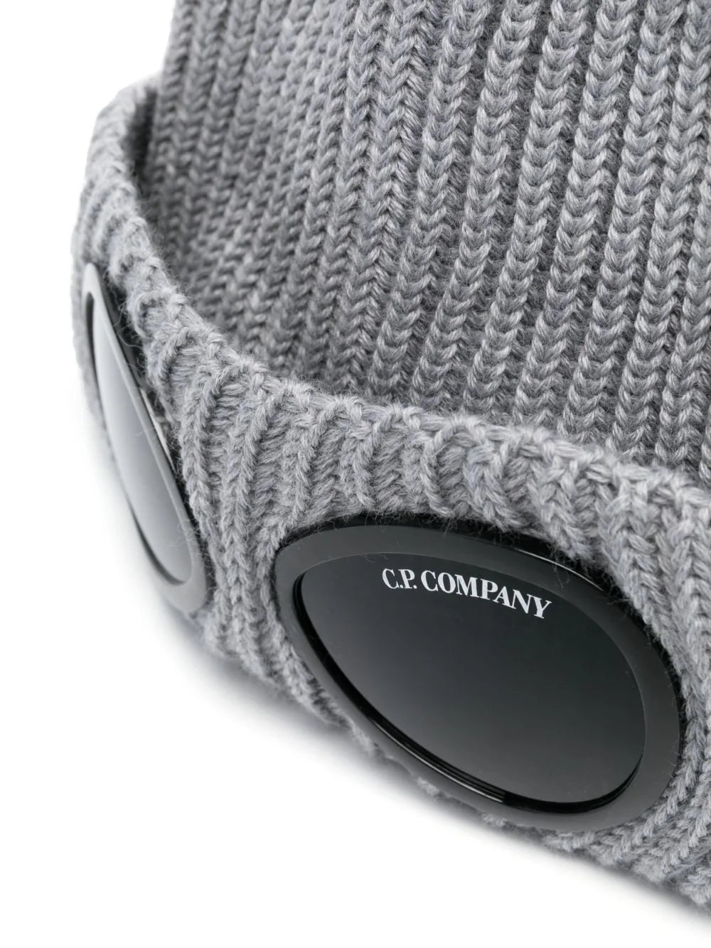 C.P Company Goggle Knit Hat in Grey