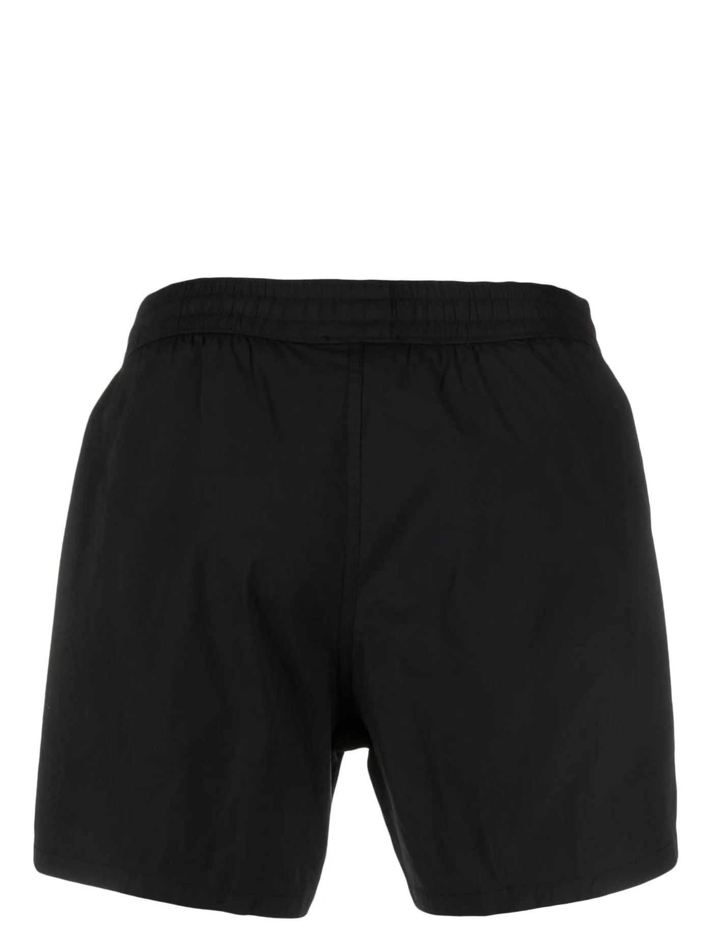 Balmain Zip Logo Printed Swim Shorts in Black