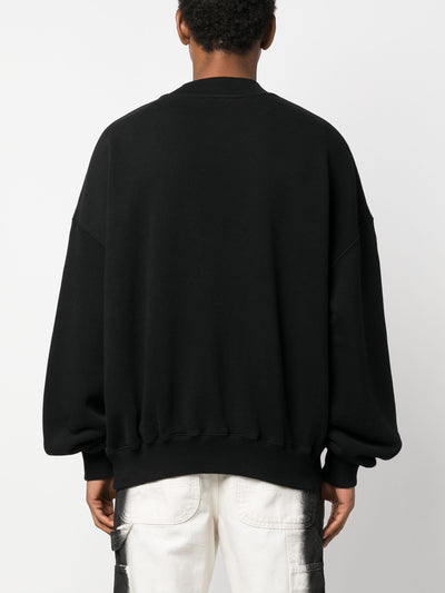 Off-White Blurr Book Over Black Sweatshirt