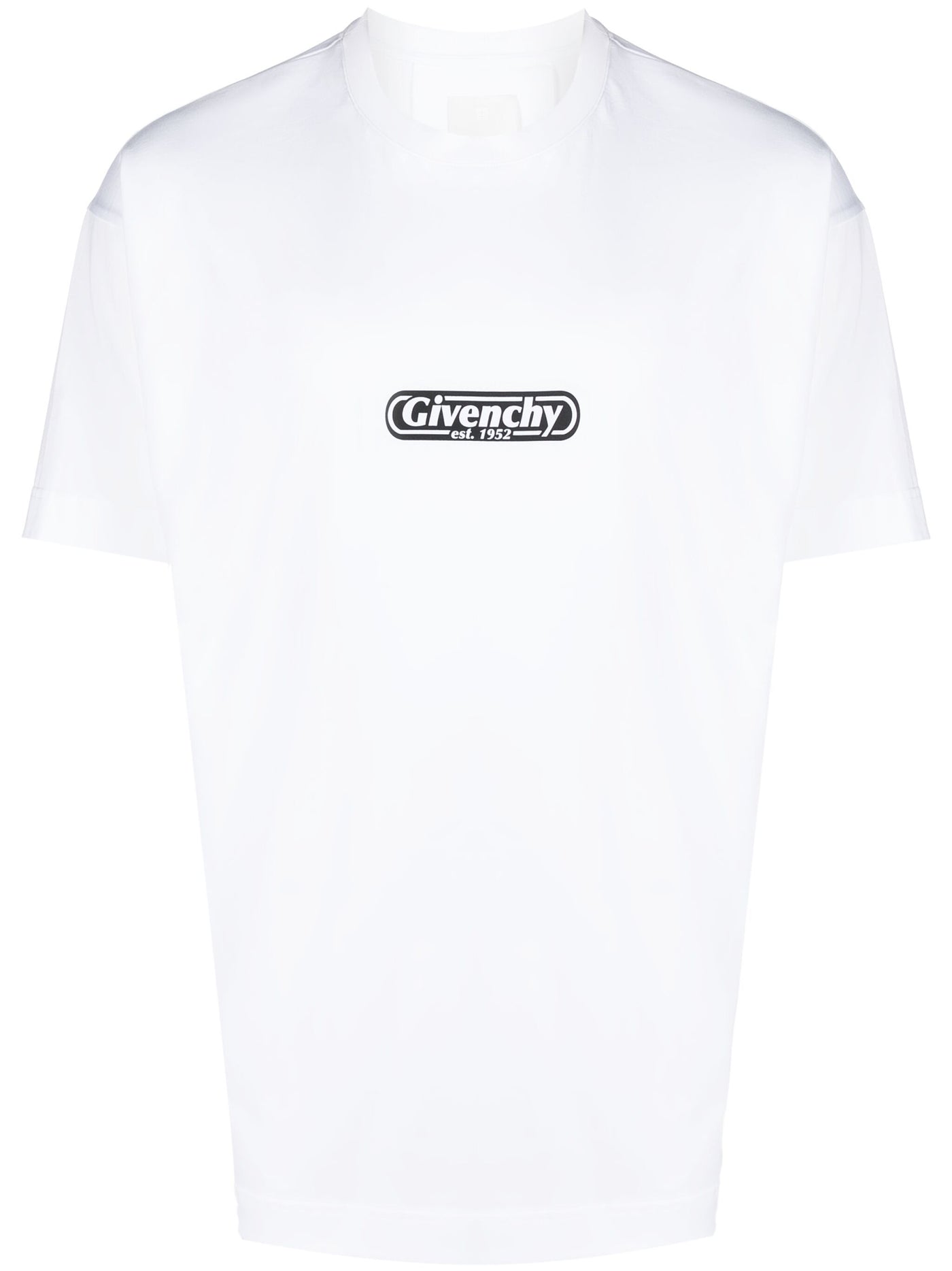 Givenchy Est. 1952 Logo Printed T-Shirt in White