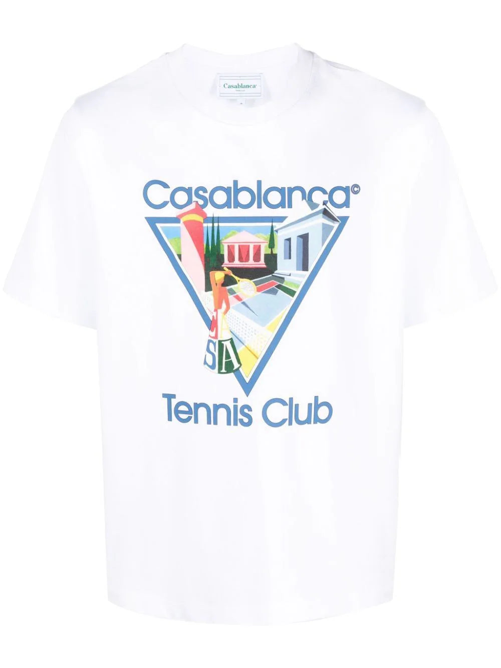 Casablanca La Joueuse Tennis Club T-Shirt in White