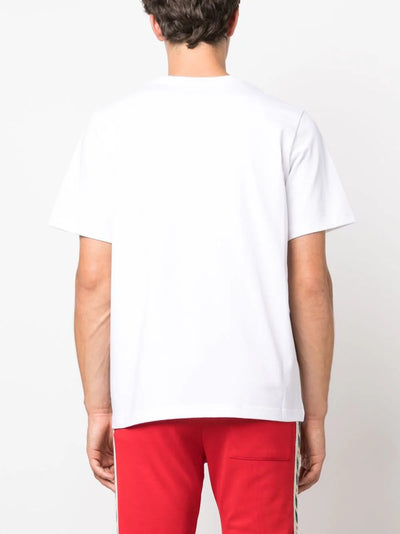 Casablanca Rainbow Crayon Temple Printed T-Shirt in White
