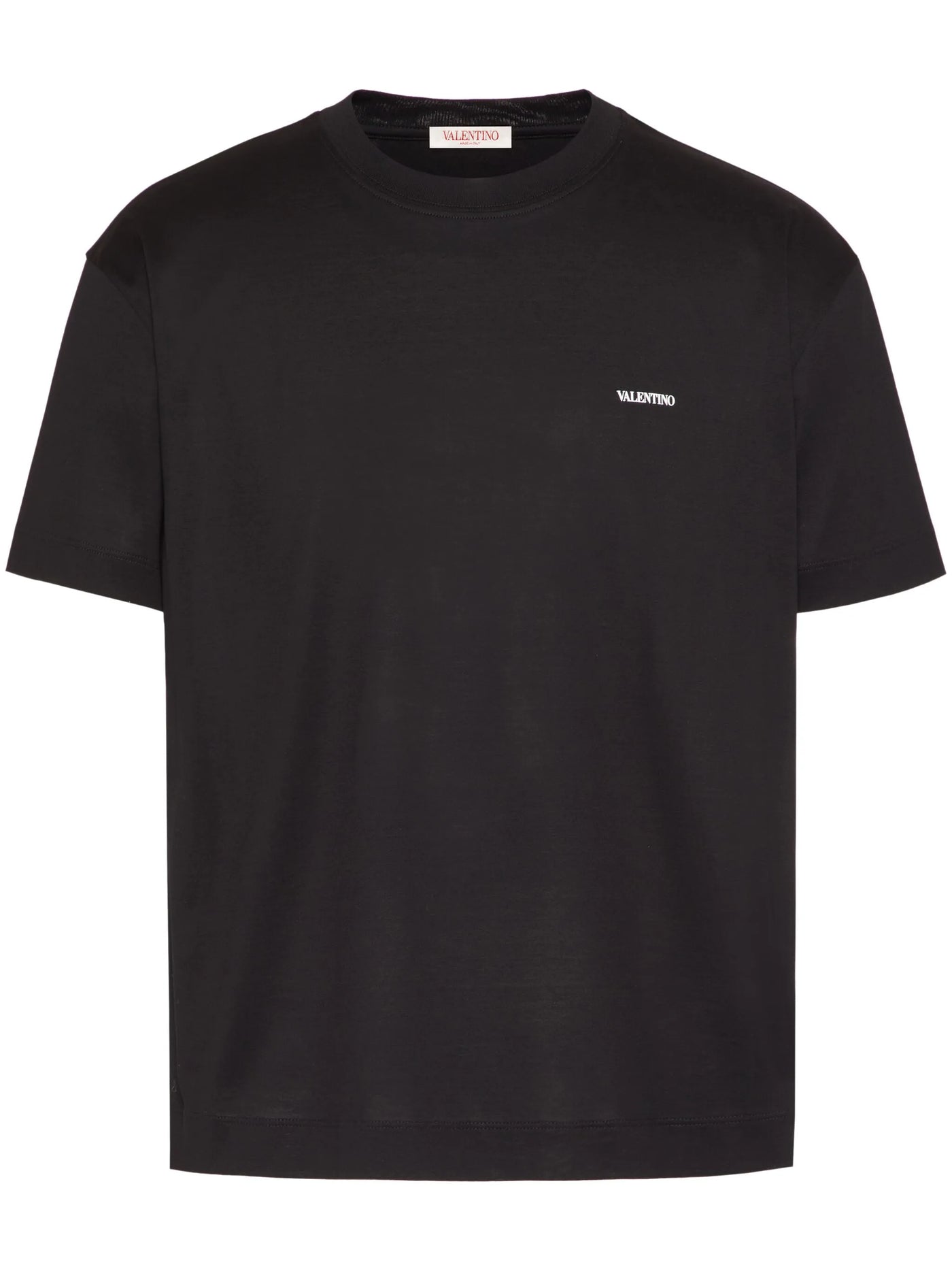 Valentino Garavani Logo Printed T-Shirt in Black