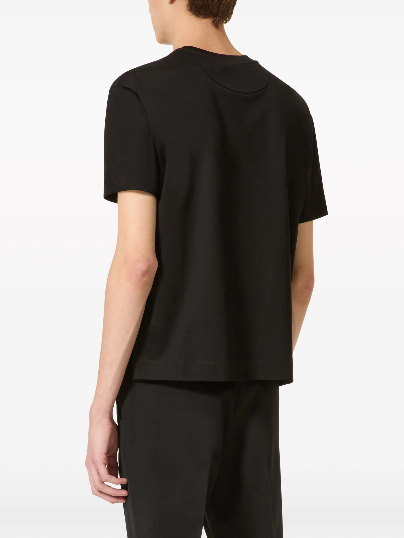 Valentino Garavani Logo Printed T-Shirt in Black