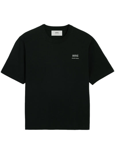 AMI Paris Alexandre Mattissi Printed Logo T-Shirt in Black