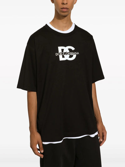 Dolce & Gabbana DG Printed T-Shirt in Black