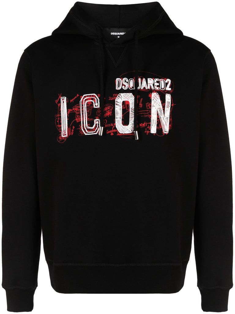 Icon Scribble Cool Fit Hoodie