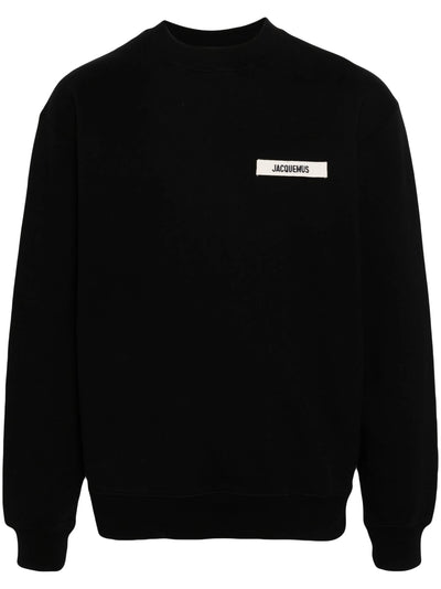 Jacquemus – Das Gros Grain-Sweatshirt in Schwarz