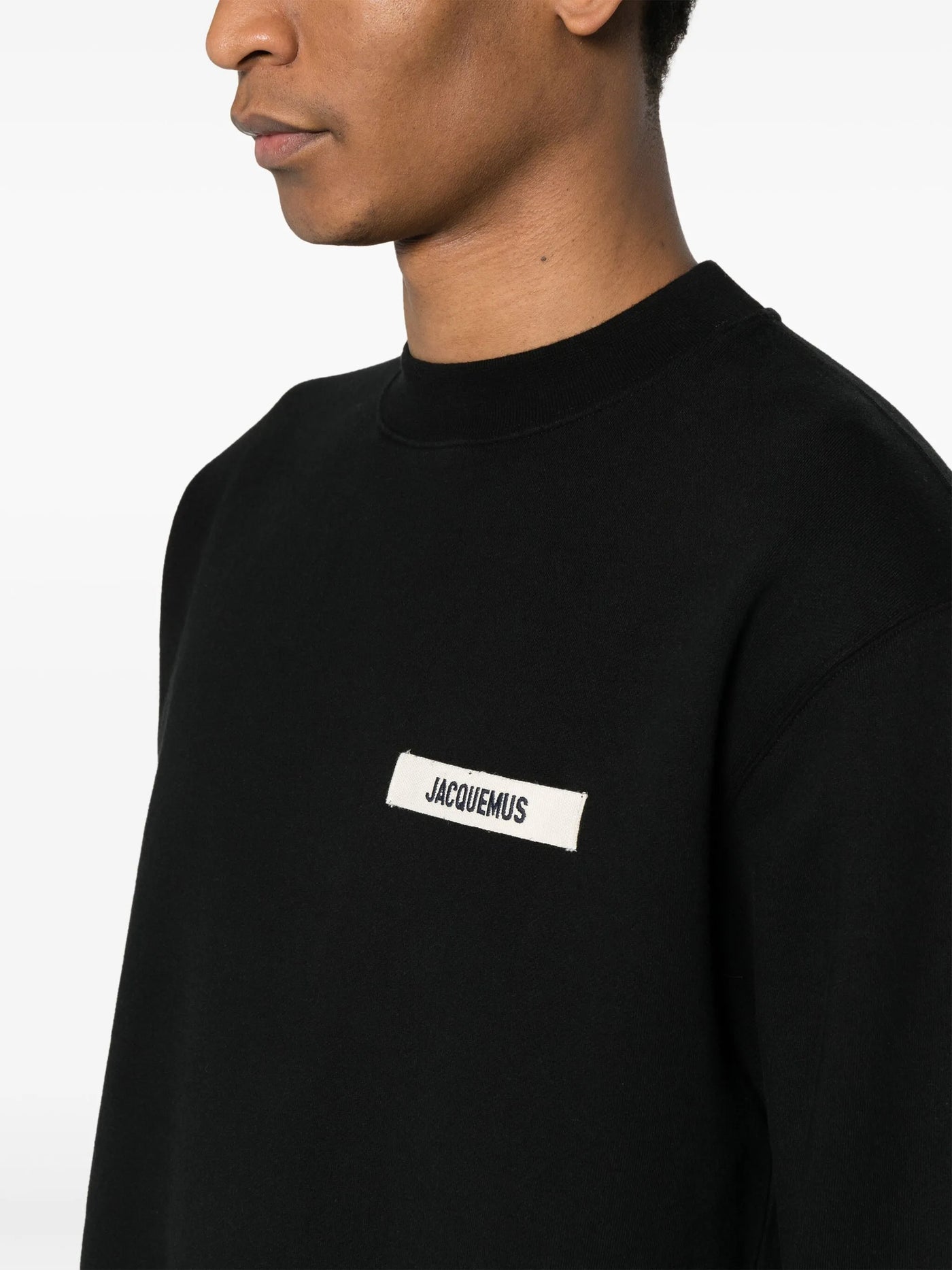 Jacquemus – Das Gros Grain-Sweatshirt in Schwarz