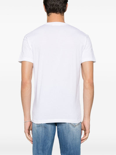 Dsquared2 – Weißes T-Shirt mit Logo-Aufdruck „Icon Stamps“