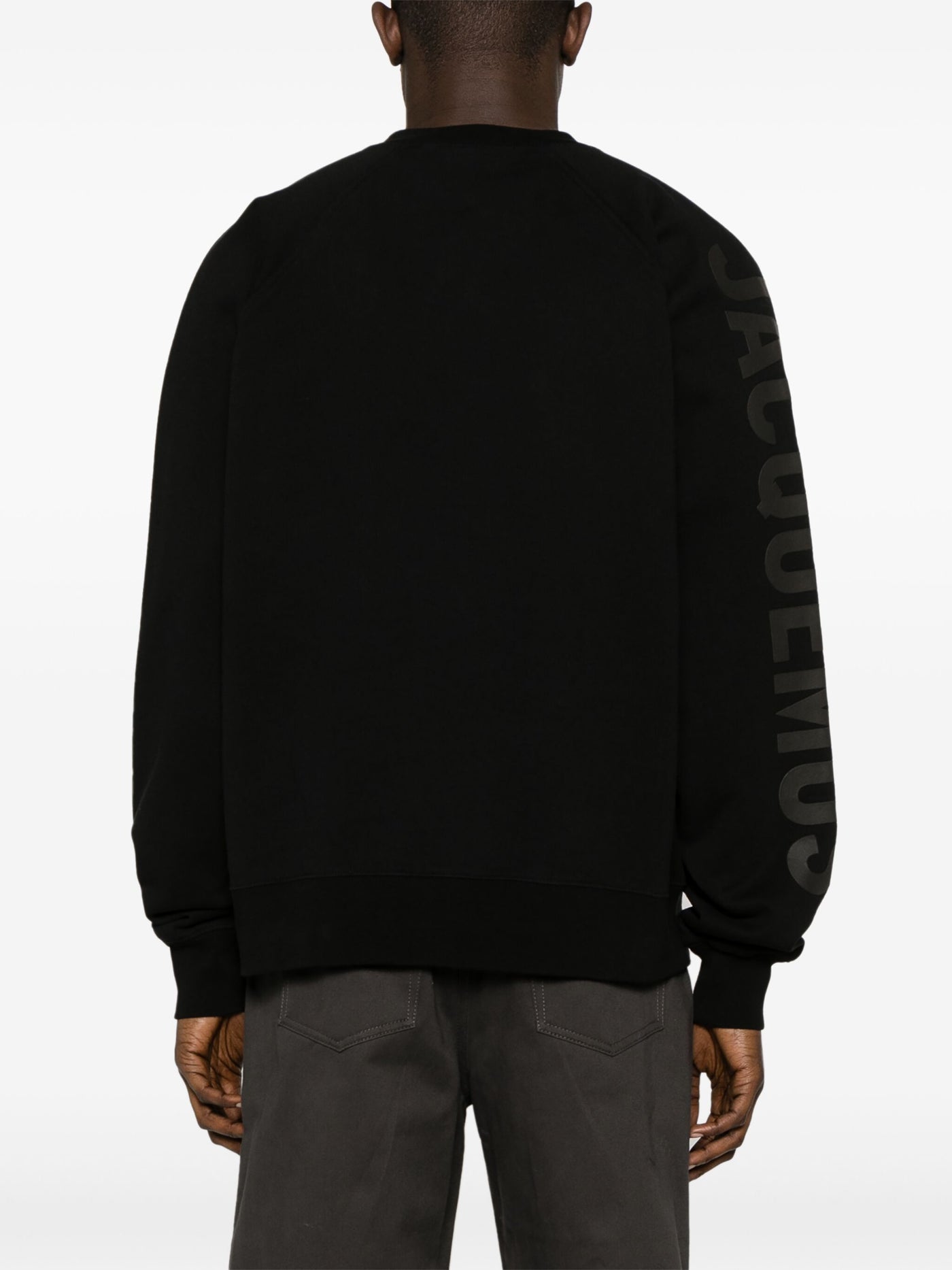 Jacquemus – Sweatshirt „Le Typo“ in Schwarz