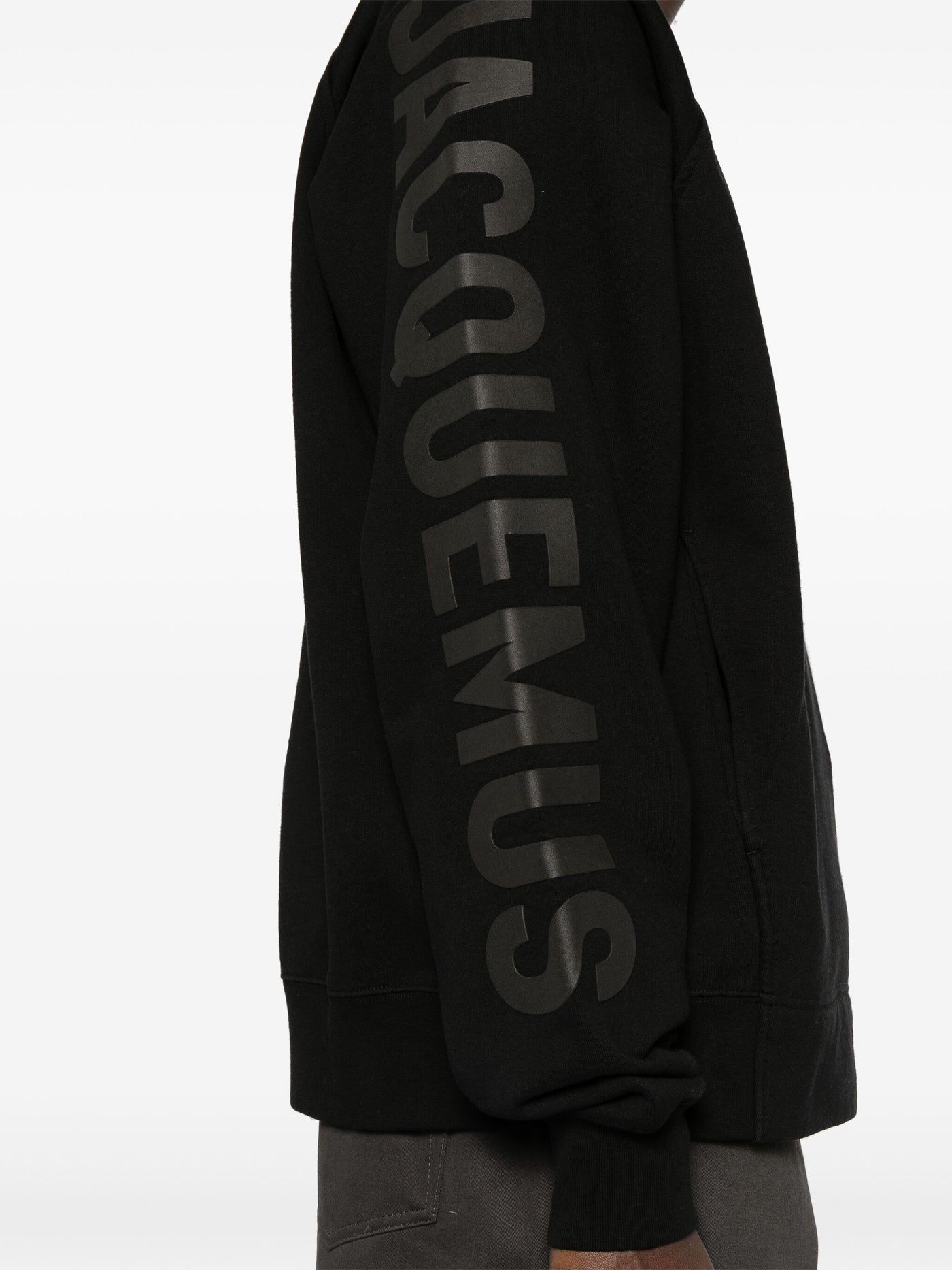 Jacquemus – Sweatshirt „Le Typo“ in Schwarz