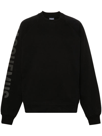 Jacquemus – Sweatshirt „Le Typo“ in Schwarz